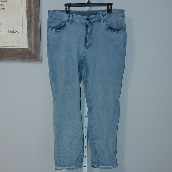 DL1961 Women's Straight Leg Jeans - Light Blue - Picture 1 of 9